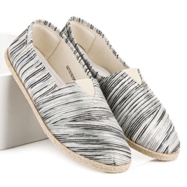 Ribbede espadriller sort 2