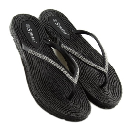 Sort CK40P Sort gummiflip-flops 1