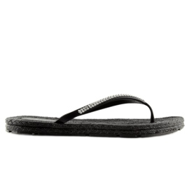 Sort CK40P Sort gummiflip-flops 2