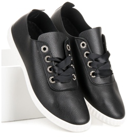 Sport Lyse sorte sneakers 1