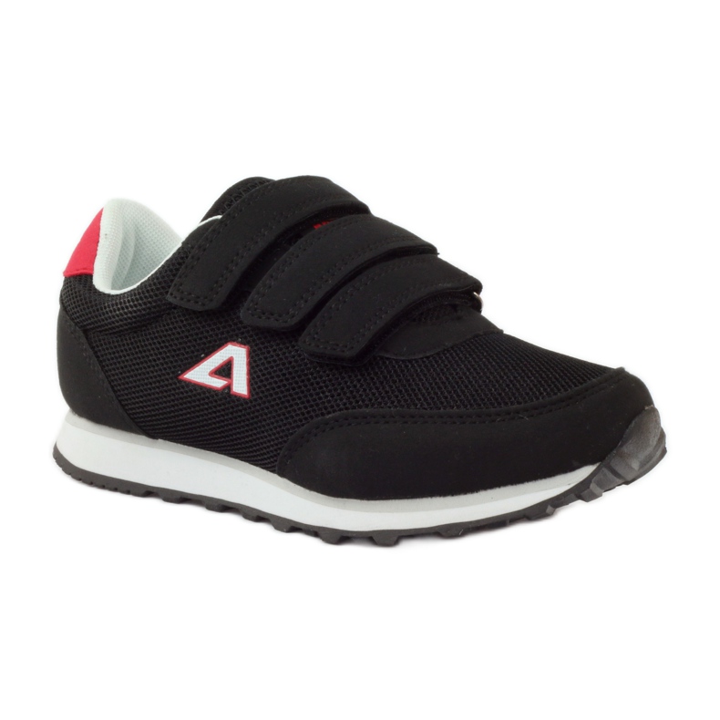 American Club Sportssko Amerikanske sorte velcro sneakers rød 1