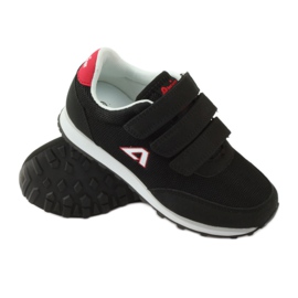 American Club Sportssko Amerikanske sorte velcro sneakers rød 3