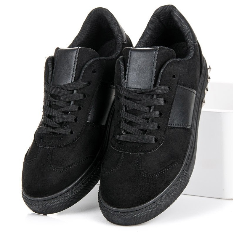 Sport Ruskind Sneakers sort 1