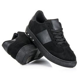 Sport Ruskind Sneakers sort 2
