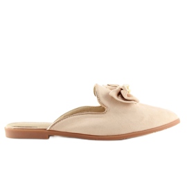 Beige lordsy hjemmesko D-6539 beige 1