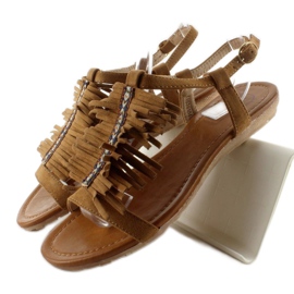Sandaler i indisk stil k1626301 Kamel brun 1