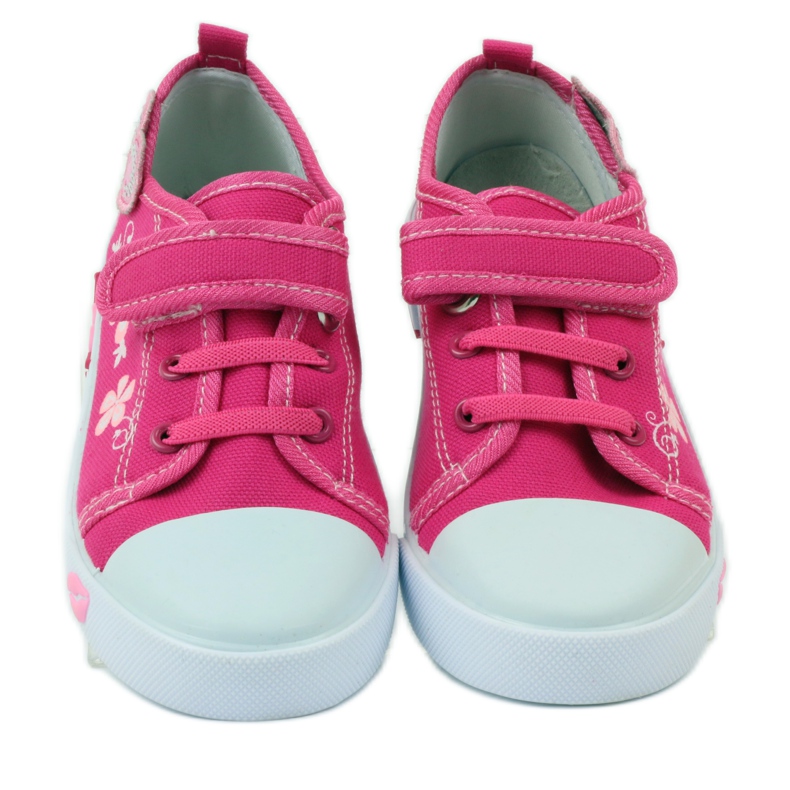 American Club American heart sneakers med læder indersål lyserød 4
