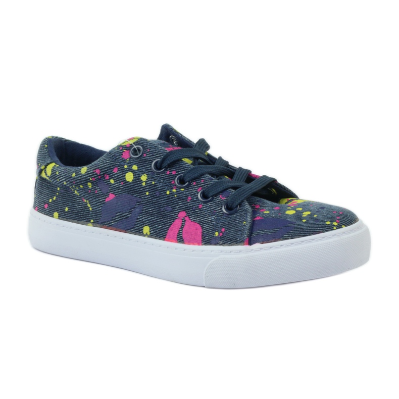 American Club Denim sneakers sneakers i amerikansk mund marineblå 1