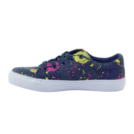 American Club Denim sneakers sneakers i amerikansk mund marineblå 2