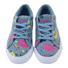 American Club Denim sneakers sneakers i amerikansk mund blå 4