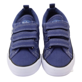 American Club Amerikanske velcro sneakers marineblå 4