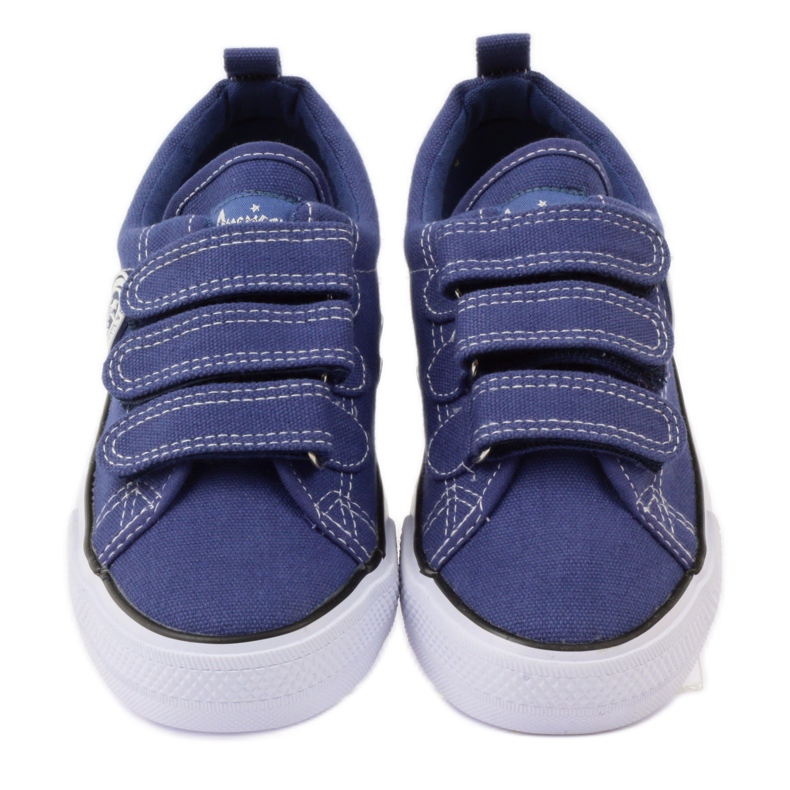 American Club Amerikanske velcro sneakers marineblå 4