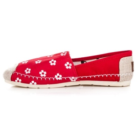 L. Day Røde Espadriller I Blomster 1