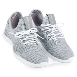 Grå slip-on sneakers 1