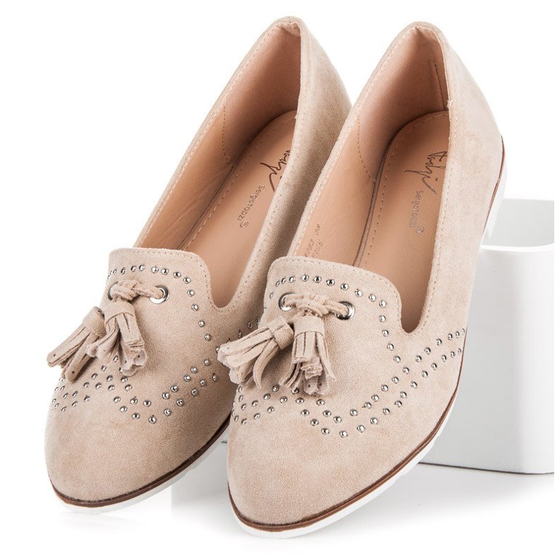Sergio Todzi Boho beige mokkasiner 1