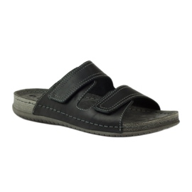 Inblu TH06 Flip-flops med velcro sort 1