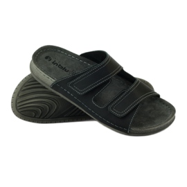 Inblu TH06 Flip-flops med velcro sort 3