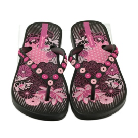 Ipanema 82387 blomsterflip-flops sort lyserød 4