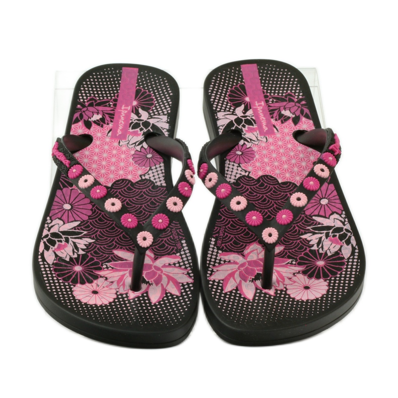 Ipanema 82387 blomsterflip-flops sort lyserød 4