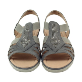 Super behagelige sandaler med Aloeloe pailletter grå 4