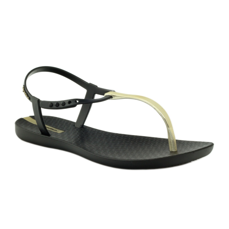 Ipanema 82283 flip-flops i sort guld 1