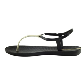 Ipanema 82283 flip-flops i sort guld 2