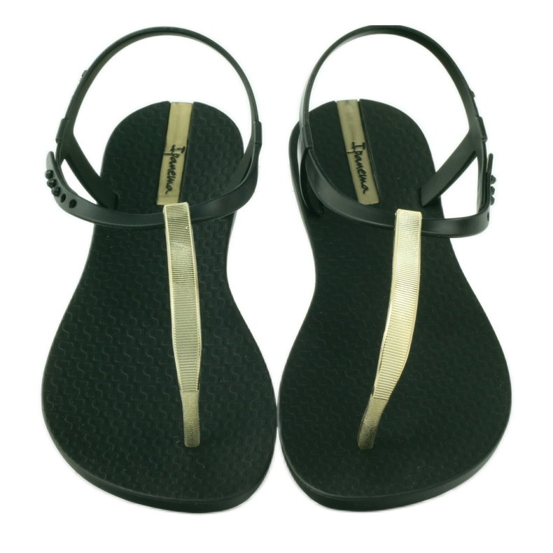 Ipanema 82283 flip-flops i sort guld 4