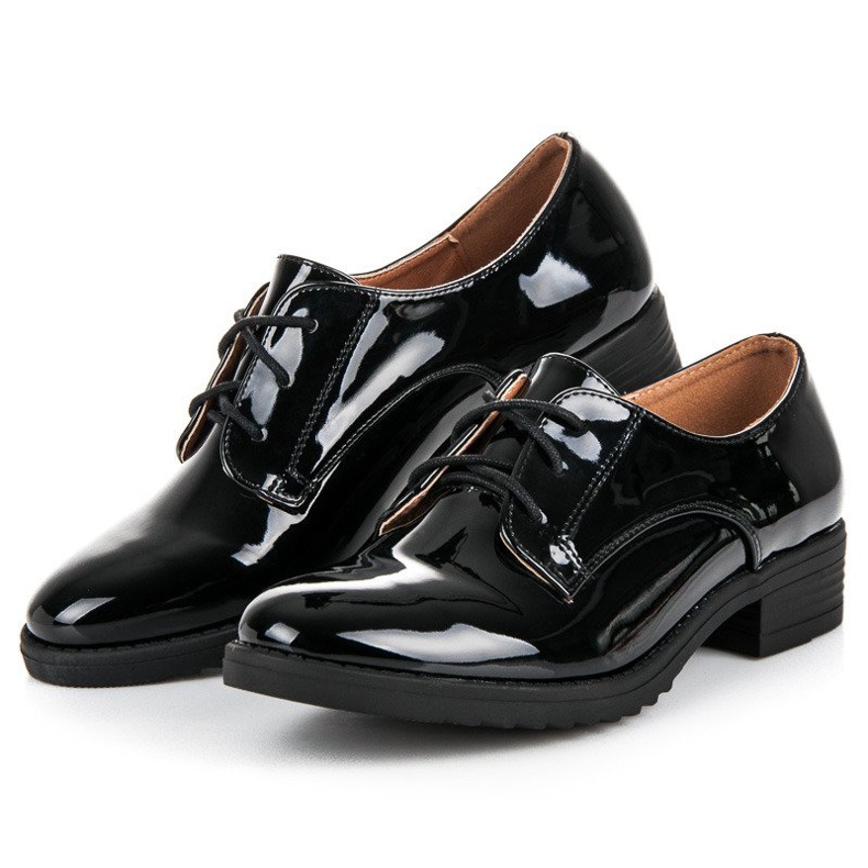 Lovery Elegante lakerede sko sort 2