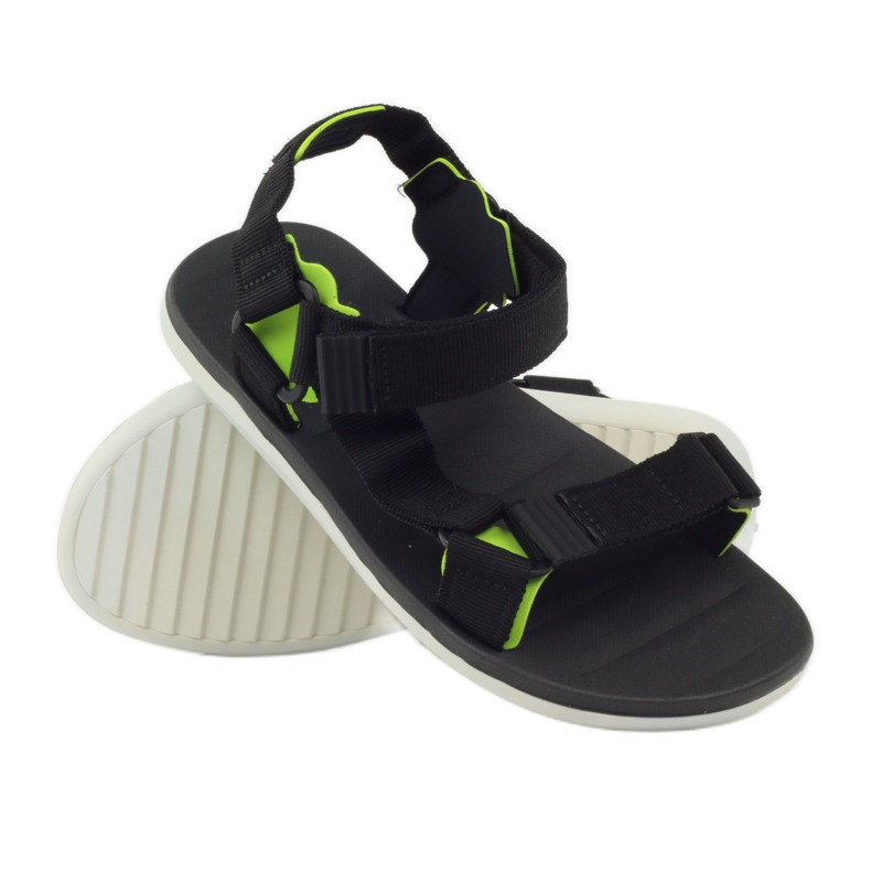 Rider 82137 vandtætte herresandaler sort grøn 3