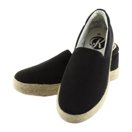 Sorte slip-on espadriller k1833801 negro 1