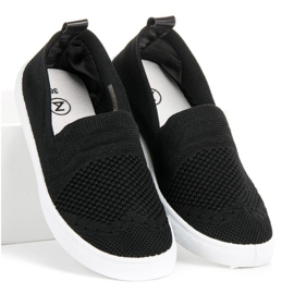 MCKEYLOR Slip-On Sneakers i tekstil sort 2