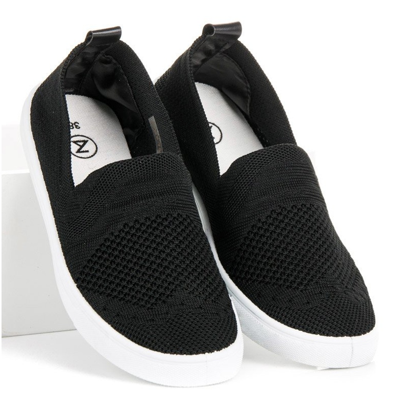 MCKEYLOR Slip-On Sneakers i tekstil sort 2