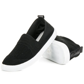 MCKEYLOR Slip-On Sneakers i tekstil sort 1
