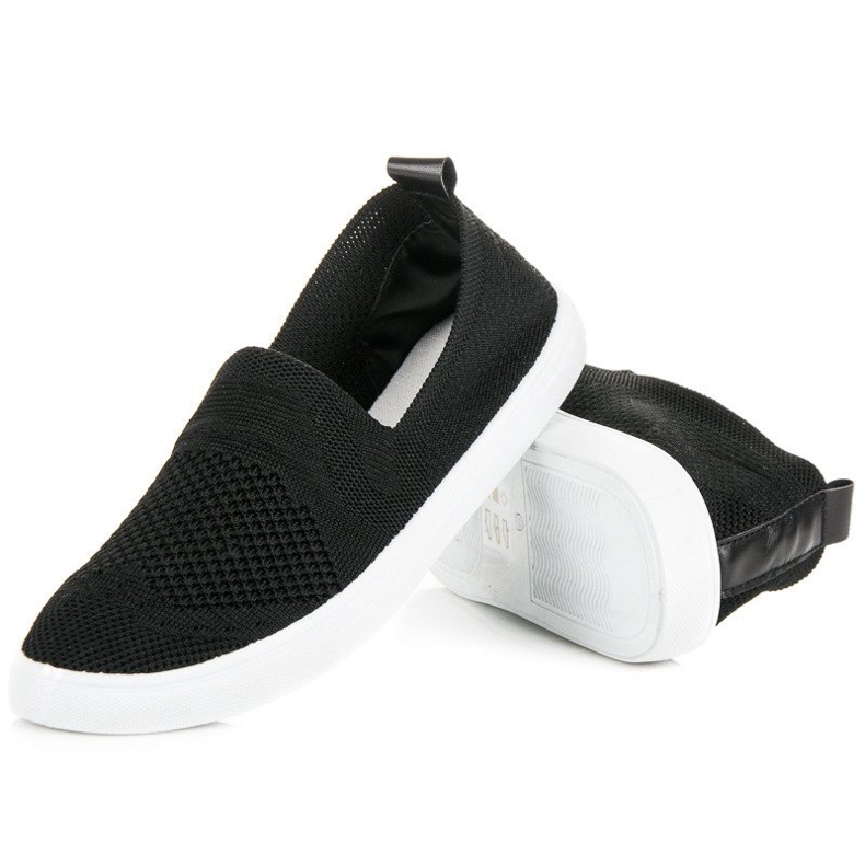 MCKEYLOR Slip-On Sneakers i tekstil sort 1