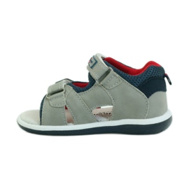 American Club Sandaler med amerikansk 87297 læderindlæg marineblå grå 2