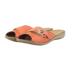 Befado 265d006 Velcro hjemmesko orange 3