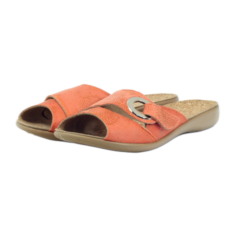 Befado 265d006 Velcro hjemmesko orange 3