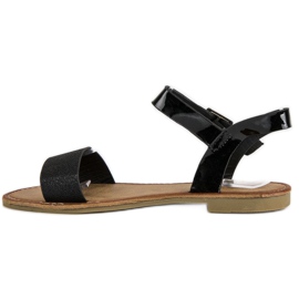 Comer Elegante sorte sandaler 2
