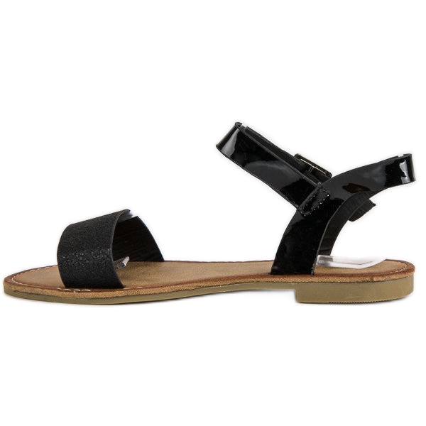 Comer Elegante sorte sandaler 2