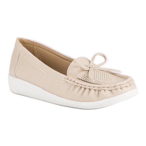 Tullo Kvinder beige loafers 1