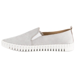 Tullo Grå ruskind slipons 1