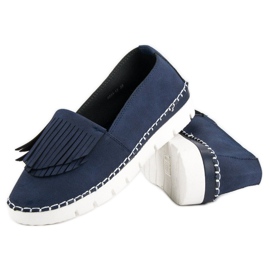 Vices Boho slip-on sko blå 2