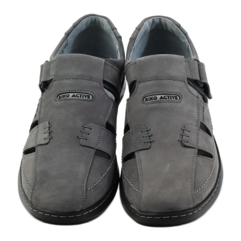 Riko herresko sandaler 851 grå 4