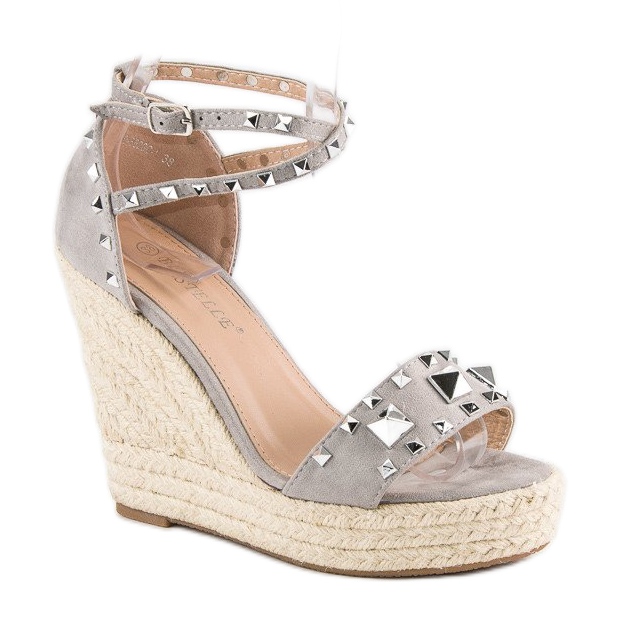 Bestelle Rock espadrilles sandaler grå 1