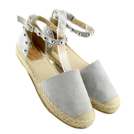 Grå Espadriller med nitter grå A636-ESP-1 grå 2