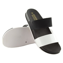 KM122 sorte silikone sorte flip-flops 2
