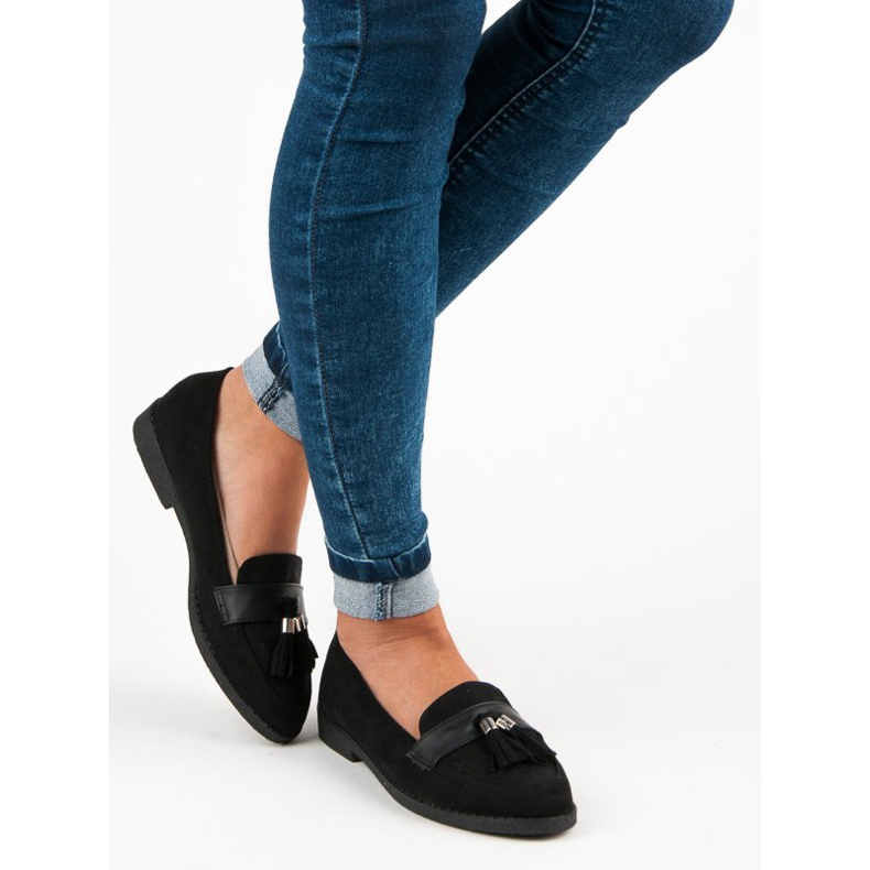 Elegante sorte loafers 1