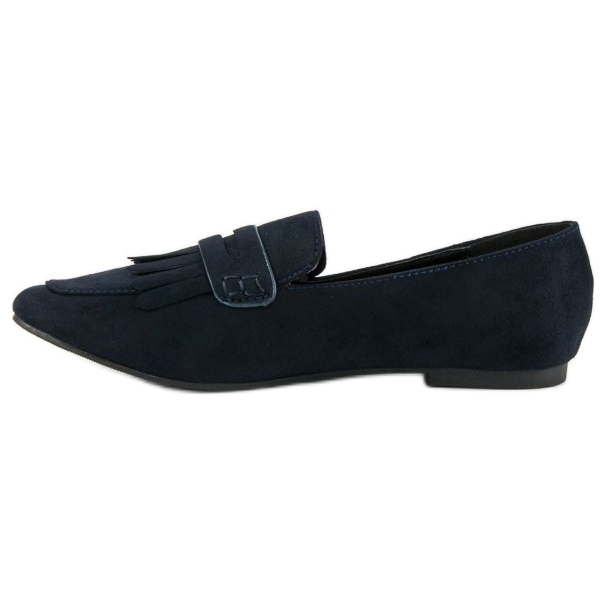 Marineblå loafers 1