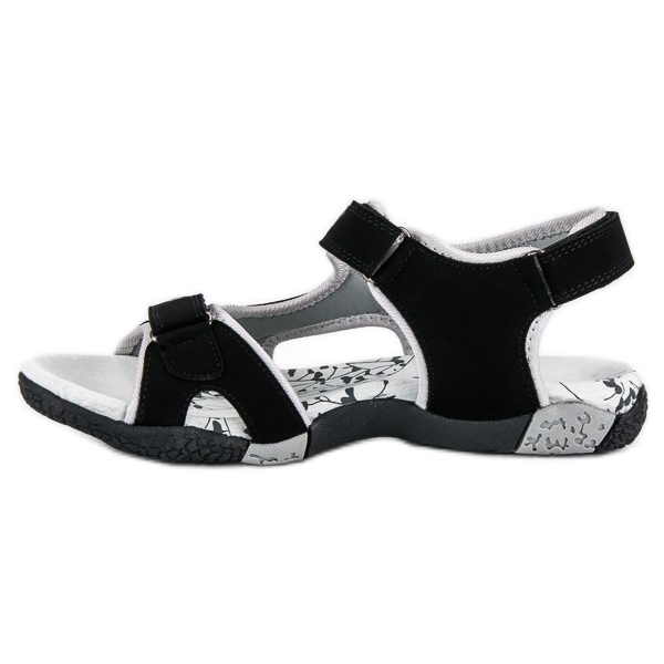 Hasby Sport flade sandaler sort 1