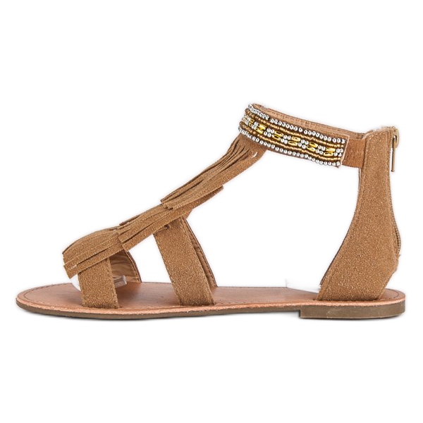 Evento Boho brune sandaler 1